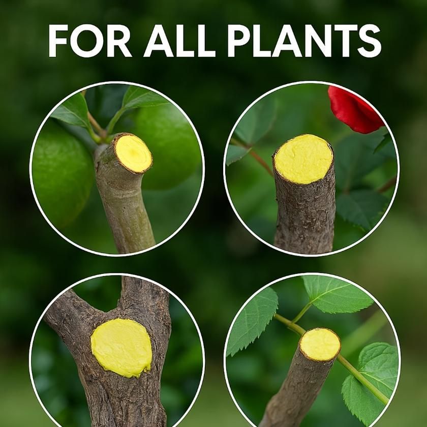 Tree Wound Sealer Bonsai Cut Cream for Trees Plant - Plant Healing Agent 100gm