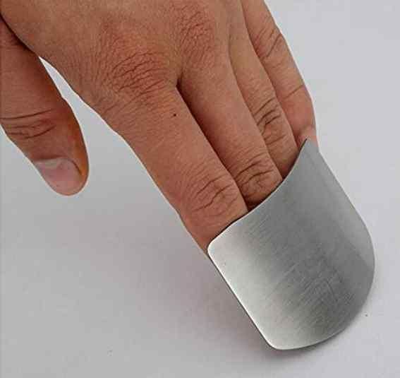 Stainless Steel Finger Protector Hand Guard (Pack of 2)