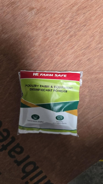 Poultry Farm & Equipment Disinfiecant Powder 200 gm Pack of 2